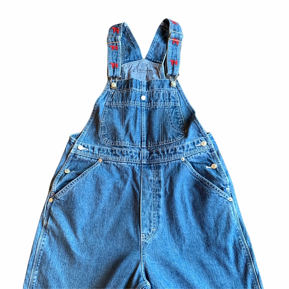 Tommy Hilfiger Vintage Denim Overalls Sz L